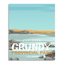 Load image into Gallery viewer, Grundy Provincial Park 'Explored' Poster