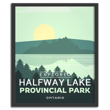 Load image into Gallery viewer, Halfway Lake Provincial Park 'Explored' Poster