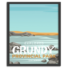 Load image into Gallery viewer, Grundy Provincial Park 'Explored' Poster