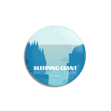 Load image into Gallery viewer, a button with the words sleeping giant on it