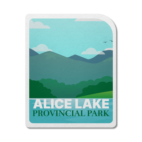 Alice Lake British Columbia Provincial Park Waterproof Vinyl Sticker - Canada Untamed