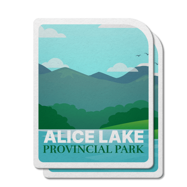 Alice Lake British Columbia Provincial Park Waterproof Vinyl Sticker - Canada Untamed