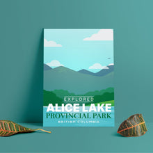 Load image into Gallery viewer, Alice Lake Provincial Park 'Explored' Poster - Canada Untamed