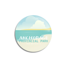 Load image into Gallery viewer, Anchorage Provincial Park of New Brunswick Pinback Button - Canada Untamed