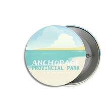 Load image into Gallery viewer, Anchorage Provincial Park of New Brunswick Pinback Button - Canada Untamed