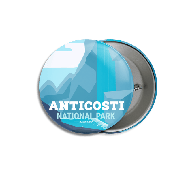 Anticosti National Park of Quebec Pinback Button - Canada Untamed