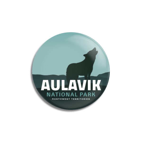 Aulavik National Park of Canada Pinback Button - Canada Untamed