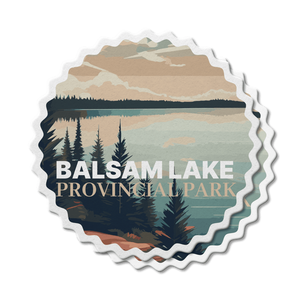 Balsam Lake Ontario Provincial Park Waterproof Vinyl Sticker - Canada Untamed
