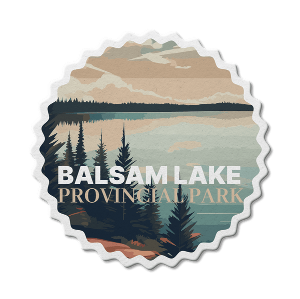 Balsam Lake Ontario Provincial Park Waterproof Vinyl Sticker - Canada Untamed
