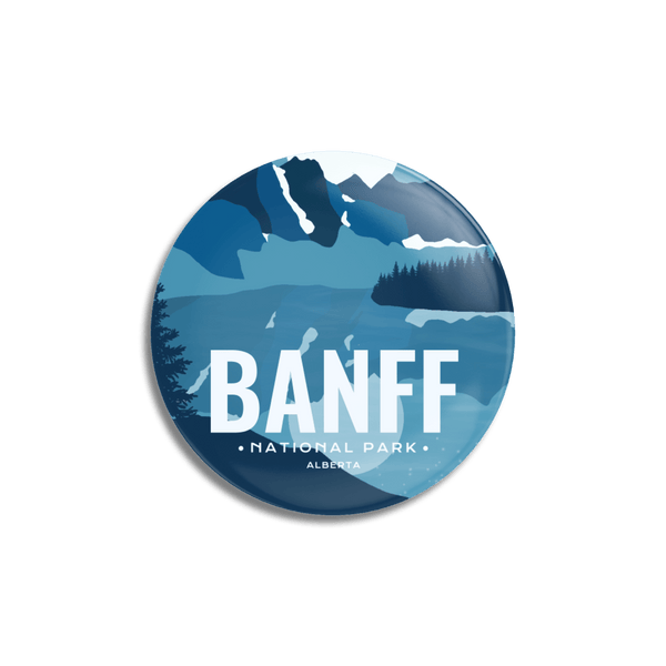 Banff National Park of Canada Pinback Button - Canada Untamed