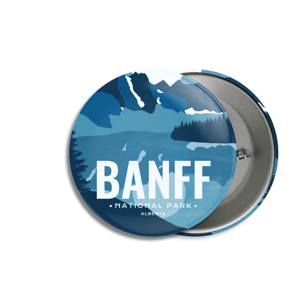 Banff National Park of Canada Pinback Button - Canada Untamed
