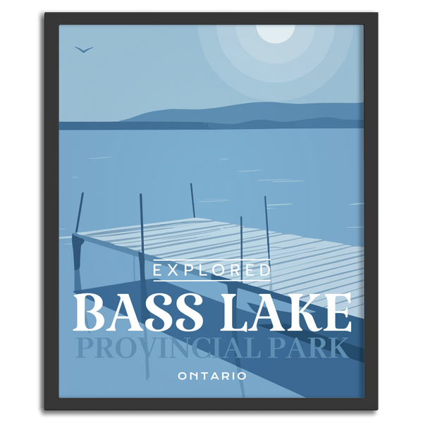 Bass Lake Provincial Park 'Explored' Poster - Canada Untamed