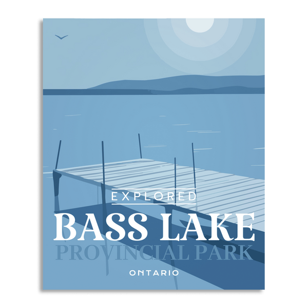 Bass Lake Provincial Park 'Explored' Poster - Canada Untamed