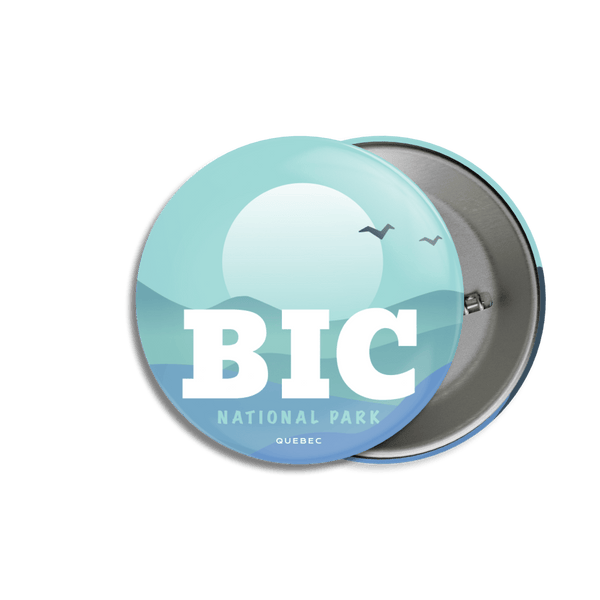 Bic National Park of Quebec Pinback Button - Canada Untamed