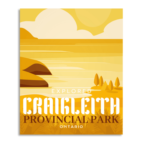 Craigleith Provincial Park 'Explored' Poster - Canada Untamed
