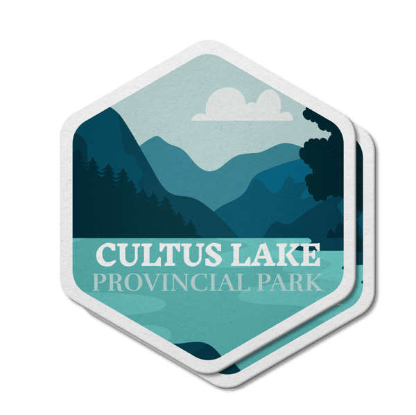 Cultus Lake British Columbia Provincial Park Waterproof Vinyl Sticker - Canada Untamed