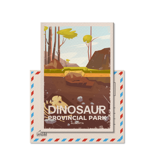 Dinosaur Alberta Provincial Park Postcard - Canada Untamed