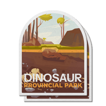Charger l'image dans la galerie, Dinosaur Alberta Provincial Park Waterproof Vinyl Sticker - Canada Untamed