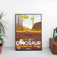 Load image into Gallery viewer, Dinosaur Provincial Park 'Explored' Poster - Canada Untamed