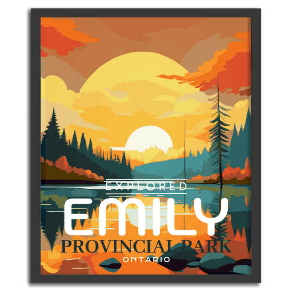 Emily Provincial Park 'Explored' Poster - Canada Untamed