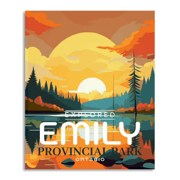 Emily Provincial Park 'Explored' Poster - Canada Untamed