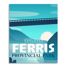 Load image into Gallery viewer, Ferris Provincial Park 'Explored' Poster - Canada Untamed
