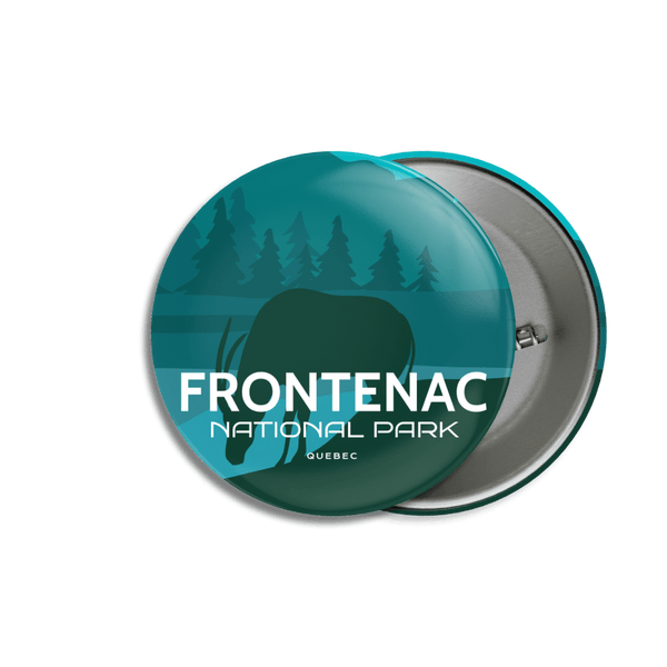 Frontenac National Park of Quebec Pinback Button - Canada Untamed