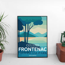 Load image into Gallery viewer, Frontenac Provincial Park 'Explored' Poster - Canada Untamed