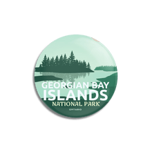 Load image into Gallery viewer, Georgian Bay Islands National Park of Canada Pinback Button - Canada Untamed