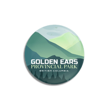 Load image into Gallery viewer, Golden Ears Provincial Park of British Columbia Pinback Button - Canada Untamed