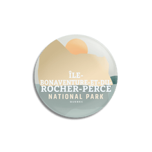 Load image into Gallery viewer, Île-Bonaventure-et-du-Rocher-Percé National Park of Quebec Pinback Button - Canada Untamed