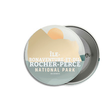 Load image into Gallery viewer, Île-Bonaventure-et-du-Rocher-Percé National Park of Quebec Pinback Button - Canada Untamed