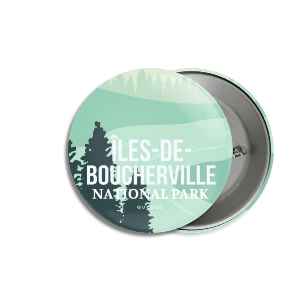 Iles-de-Boucherville National Park of Quebec Pinback Button - Canada Untamed