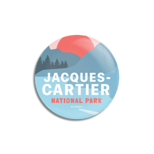 Load image into Gallery viewer, Jacques-Cartier National Park of Quebec Pinback Button - Canada Untamed
