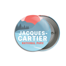 Load image into Gallery viewer, Jacques-Cartier National Park of Quebec Pinback Button - Canada Untamed