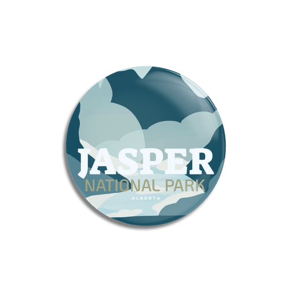 Jasper National Park of Canada Pinback Button - Canada Untamed