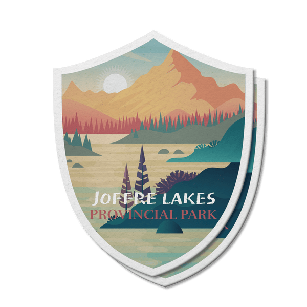 Joffre Lakes British Columbia Provincial Park Waterproof Vinyl Sticker - Canada Untamed