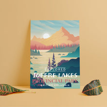 Load image into Gallery viewer, Joffre Lakes Provincial Park 'Explored' Poster - Canada Untamed
