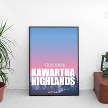Load image into Gallery viewer, Kawartha Highlands Provincial Park 'Explored' Poster - Canada Untamed