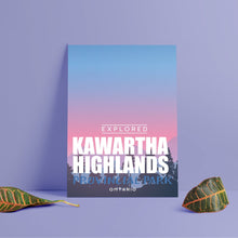 Load image into Gallery viewer, Kawartha Highlands Provincial Park 'Explored' Poster - Canada Untamed