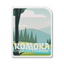 Load image into Gallery viewer, Komoka Ontario Provincial Park Waterproof Vinyl Sticker - Canada Untamed