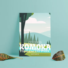 Load image into Gallery viewer, Komoka Provincial Park 'Explored' Poster - Canada Untamed