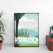 Load image into Gallery viewer, Komoka Provincial Park 'Explored' Poster - Canada Untamed