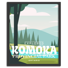 Load image into Gallery viewer, Komoka Provincial Park 'Explored' Poster - Canada Untamed
