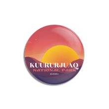 Load image into Gallery viewer, Kuururjuaq National Park of Quebec Pinback Button - Canada Untamed