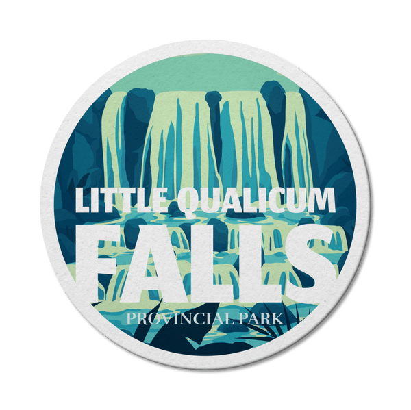 Little Qualicum Falls British Columbia Provincial Park Waterproof Vinyl Sticker - Canada Untamed