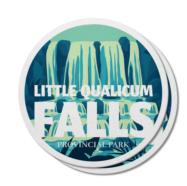 Little Qualicum Falls British Columbia Provincial Park Waterproof Vinyl Sticker - Canada Untamed