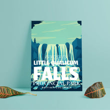 Load image into Gallery viewer, Little Qualicum Falls Provincial Park 'Explored' Poster - Canada Untamed