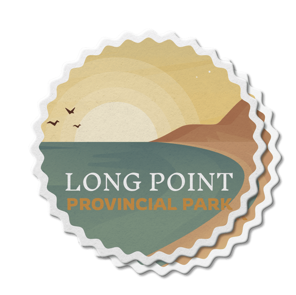 Long Point Ontario Provincial Park Waterproof Vinyl Sticker - Canada Untamed