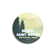Load image into Gallery viewer, Mont-Saint-Bruno National Park of Quebec Pinback Button - Canada Untamed
